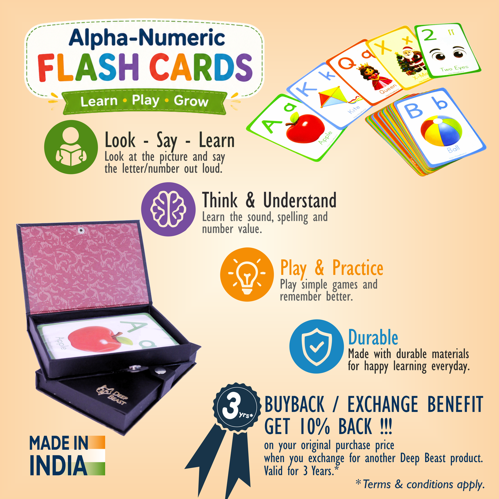 Alpha-Numeric Flash Cards 